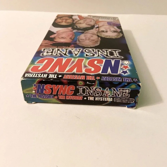 2000 N Sync Insane VHS  Tape The History Mystery Hysteria - Picture 5 of 11